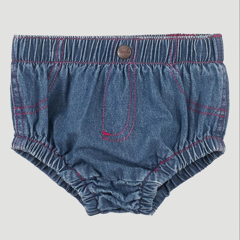 Wrangler Infant Denim Pink Diaper Cover